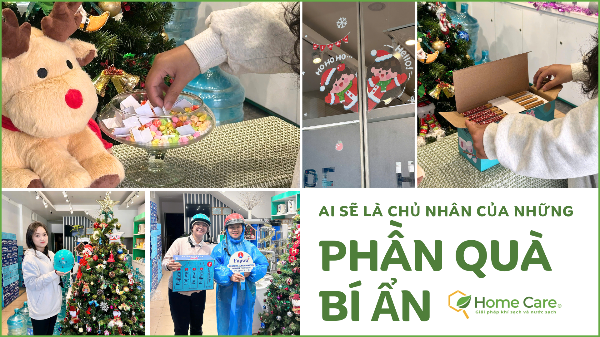 Không khí Giáng Sinh Đang Diễn Tại Cửa Hàng Home Care