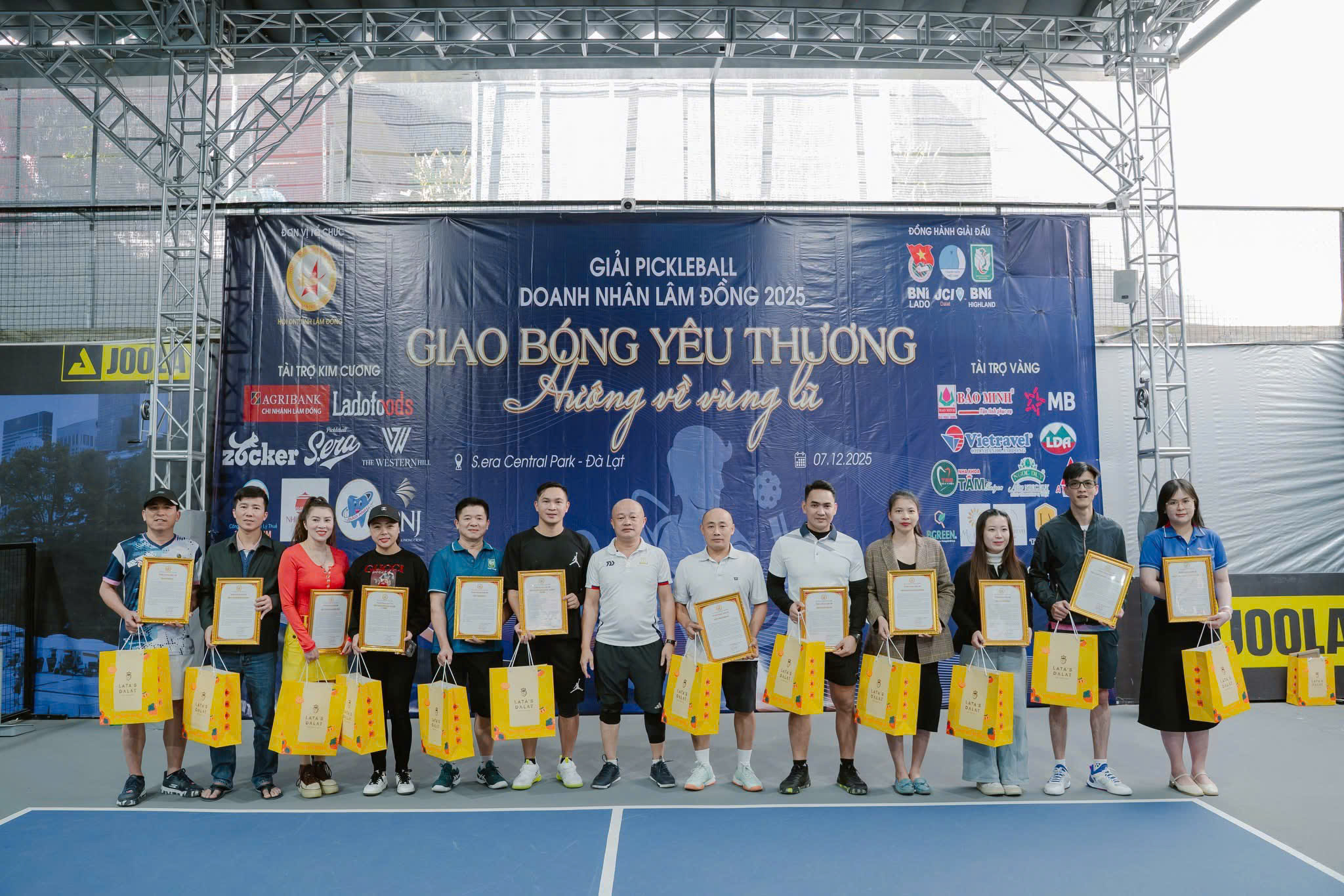 Nước Ion Kiềm Đồng Hành Cùng Giải Pickleball Doanh Nhân YBA 2025