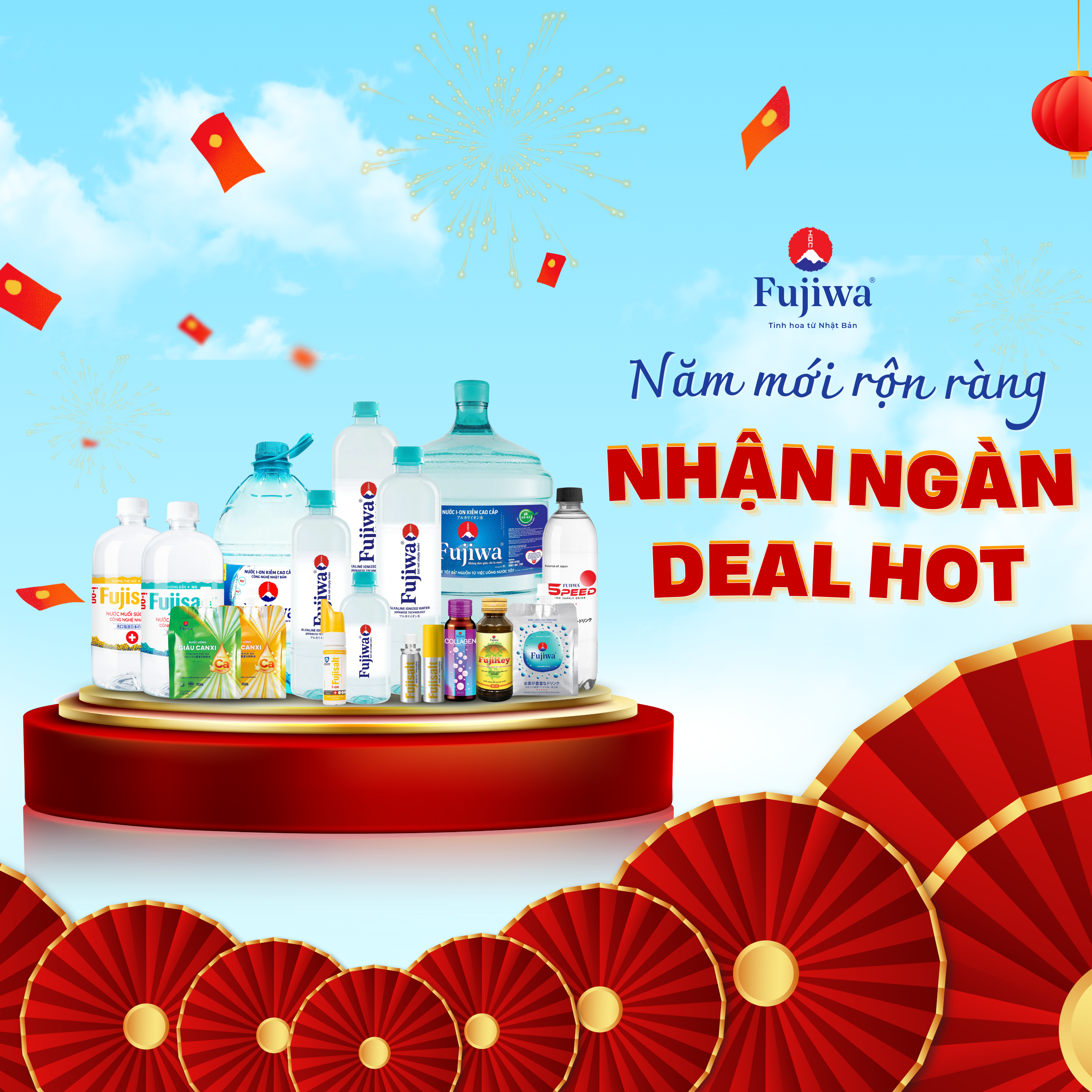 Nước Ion Kiềm Fujiwa Lâm Đồng Chào Năm Mới Cùng Ngàn Ưu Đãi